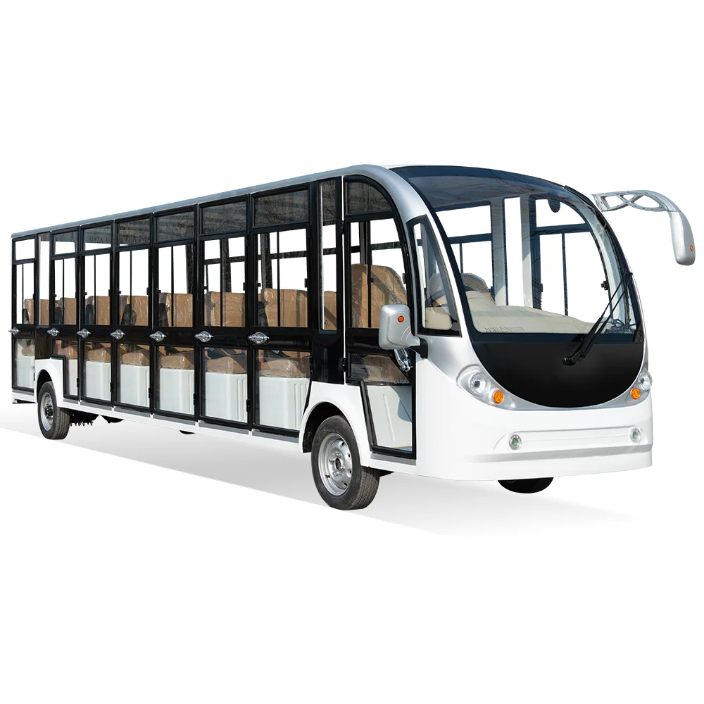 Breakthrough New Design Solar Powered Electric Sightseeing Bus and Car Zoo Shuttle for Eco-Friendly Transportation