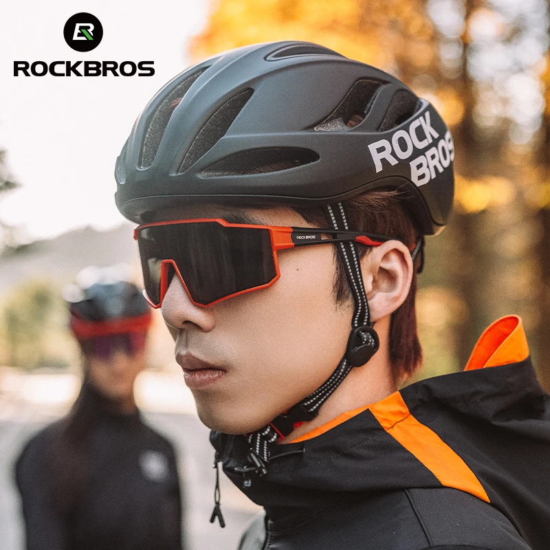 ROCKBROS Sports Sunglasses Running Cycling Custom Uv Protection  Photochromic Polarized Lens Cycling Sunglasses