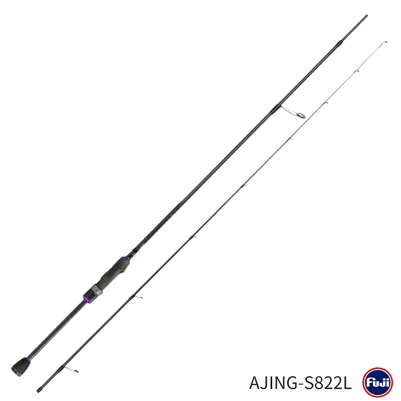 TSURINOYA Ultralight AJING Fishing Rod 2.49m, Fast Action Carbon
