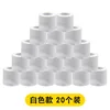 Blanco, 20 rollos [23 seda, extra largo]