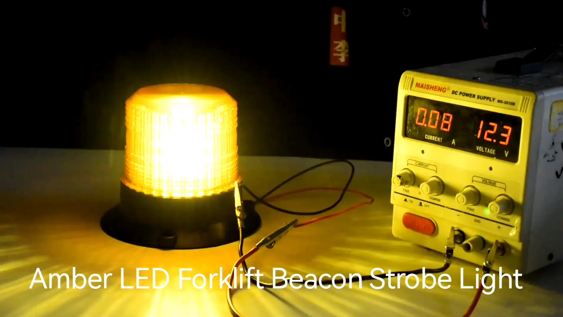 30 LED Strobe Beacon Light Forklift Truck ATV Rooftop Amber - Foto 10
