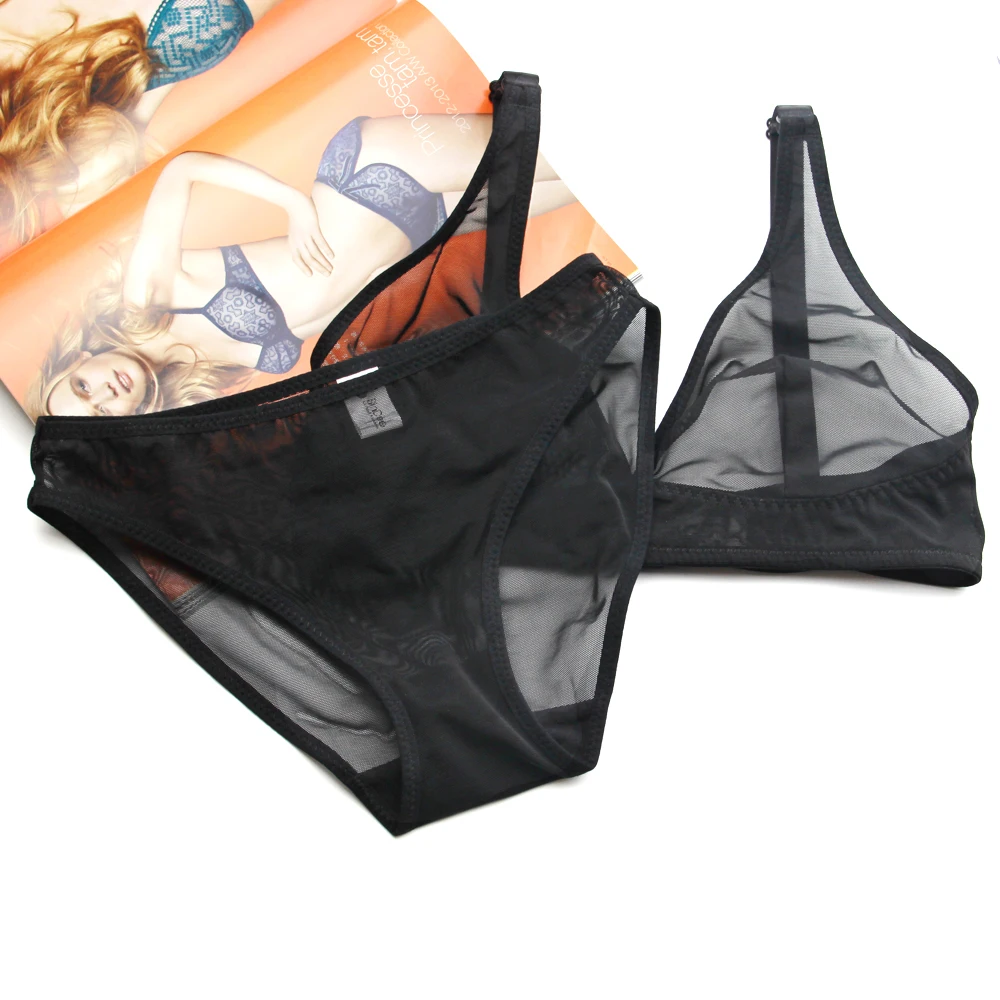 Sexy Transparent Bra Panties Perfect for Evening Date