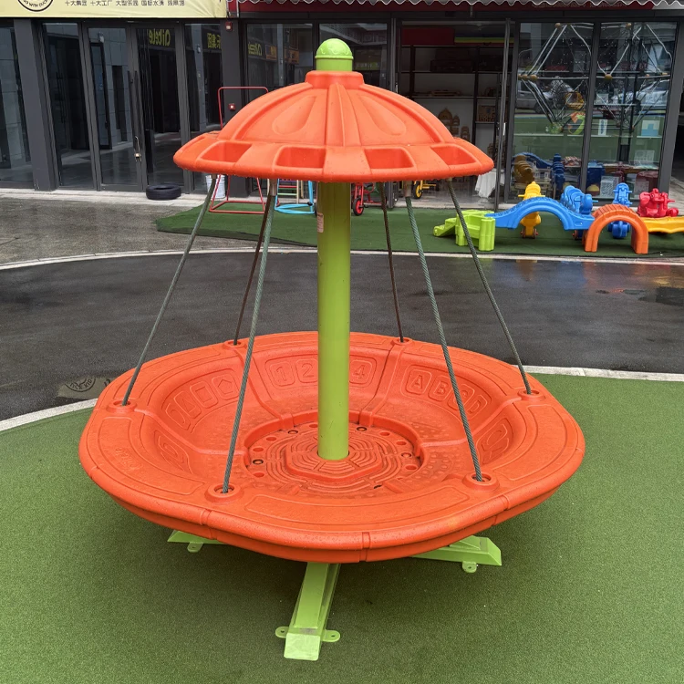 Large Outdoor Commercial Playground Equipment Kids Non-Powered Swivel Chair Set for Amusement