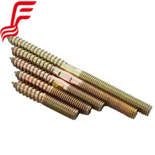 M6 M8 M10 M12 Double Ended Self Drill Screw Nut Bolt for Furniture Carbon Steel Stainless Steel Metric Measurement System