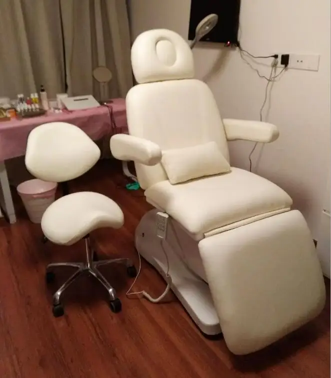 HOCHEY, медицинский корейский массажный стол с табуретом, складные электрические массажные столы и кровати, кресло для лица для салона красоты, магазин