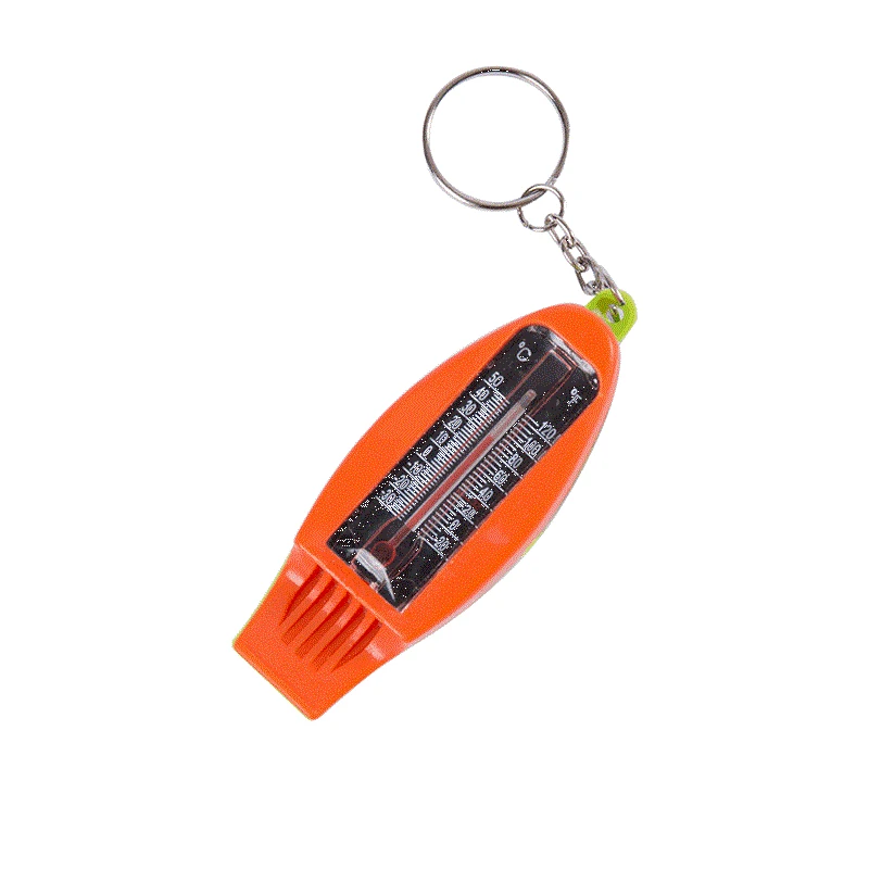 Hiking Thermometer & Thermometer - Outdoor Survival Keychain Tool Multifunctional Carabiner Compass