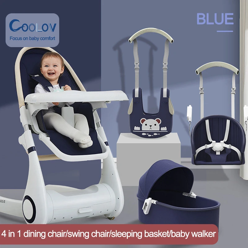 multi functional baby stroller baby walker luxury high landscape baby feeding high chair combination Alibaba