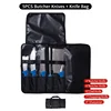 5PCS Butcher Knives + Knife Bag