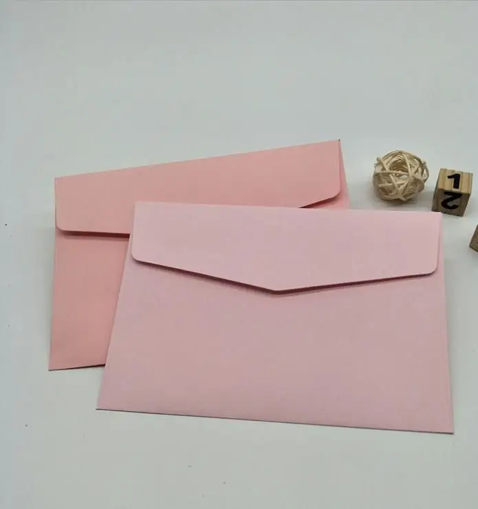 Wholesale Customized Small Colored Kraft Paper Wallet Envelope Recyclable Card Wedding Gift Envelope factory