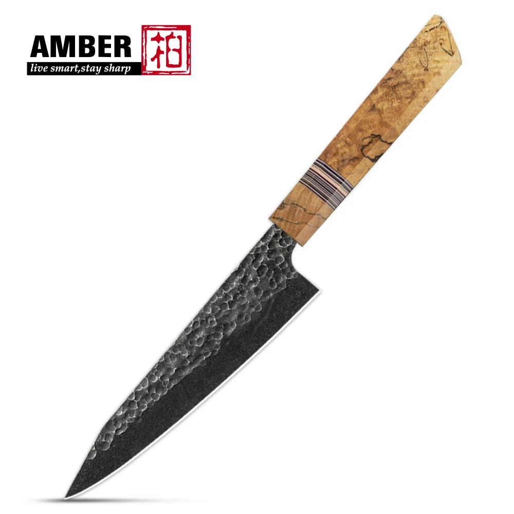 新しい8インチ高炭素鋼440C包丁手作り鍛造日本製シャープシェフ