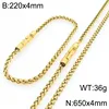 Gold set-4mm