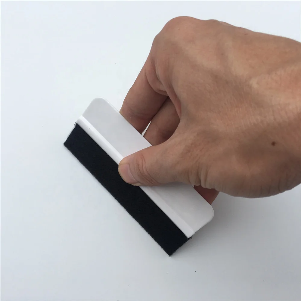 Белый войлочный скребок, инструмент для обертывания 10*4,5 см, автомобильная оболочка, мебельная наклейка, наклейка на стену, инструменты для наклеек