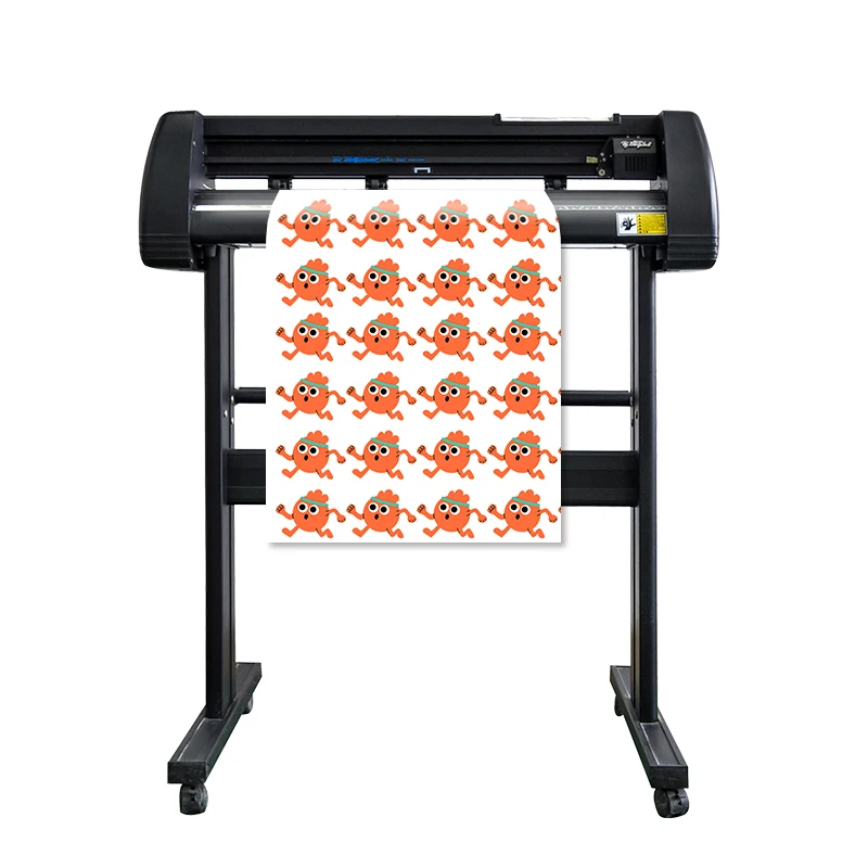 Yinghe Laser Positioning PVC Sticker Cutting Plotter Hot Sale Heat Transfer Vinyl Printing Plotter with Contour Function
