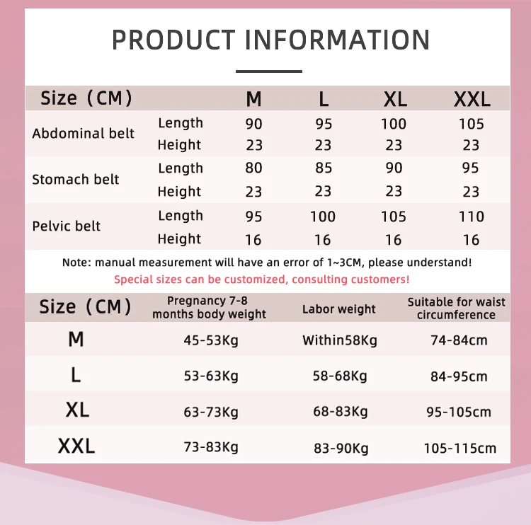 Simple Reticular Foramen Breathable Postpartum Abdominal Recovery