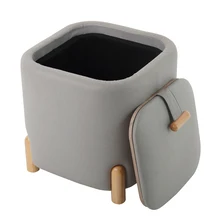 2025 Modern Style Living Room Colorful Ottoman Stool Square Storage Ottoman