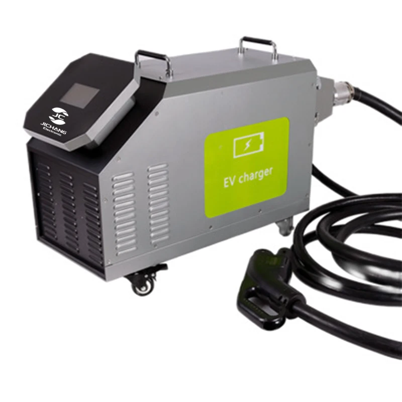 Level 3 Portable Fast Charging Station Mobile 100 80 60 32 Amp EV DC Fast Charger  GBT DC Charger for Electric Car High Quality
