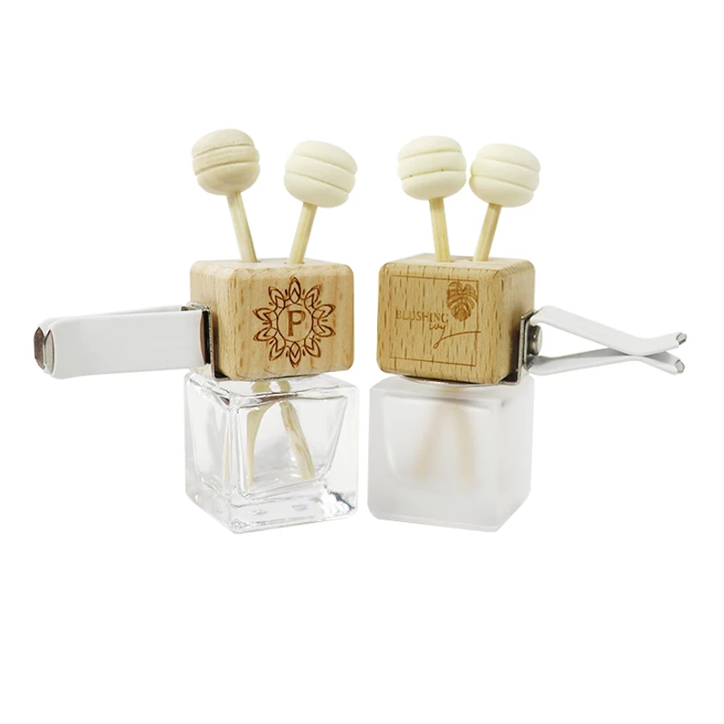 5ml/8ml/10ml Luxury Car Air Freshener Diffuser Glass Bottle Clear Empty Hanging Car Perfume Bottle