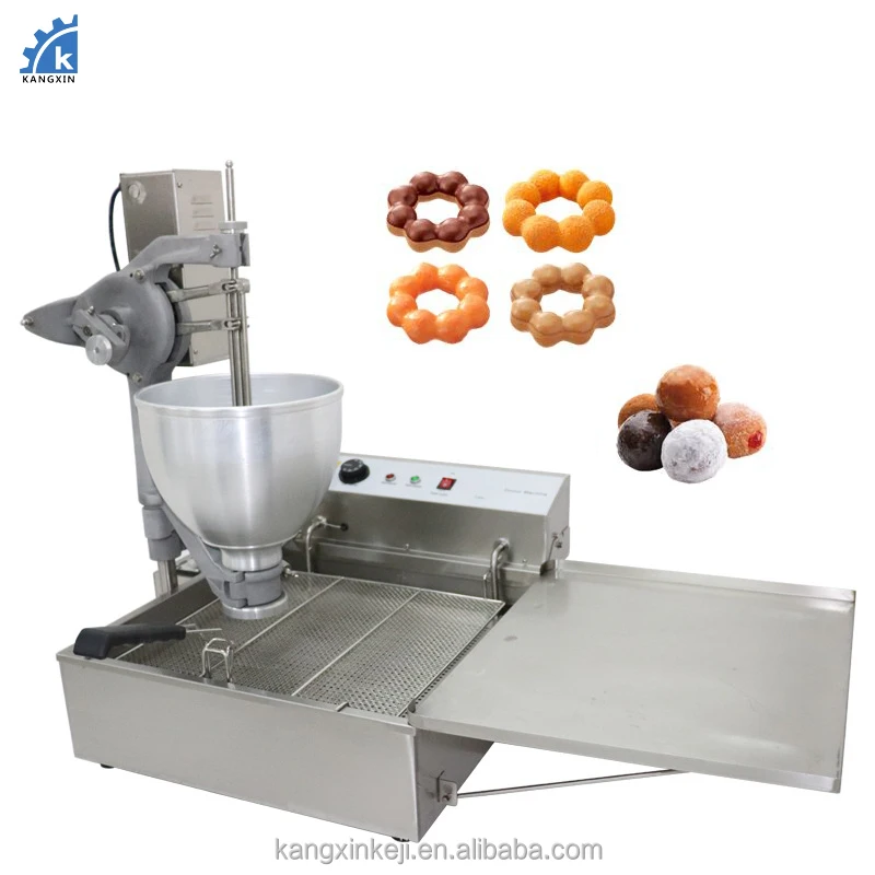 Frying Make Manual Dispenser Gas Lp Electric Commercial Hand Held Mini Doughnut Donut Maker Sweet Doughnut Ball Making Machine - Image 4