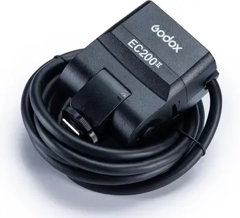 Godox EC200 II Extension Flash Head for Godox AD200Pro II Flash, 200W Head Extender with 2M Extend Cable, Metal Cold Shoe product image