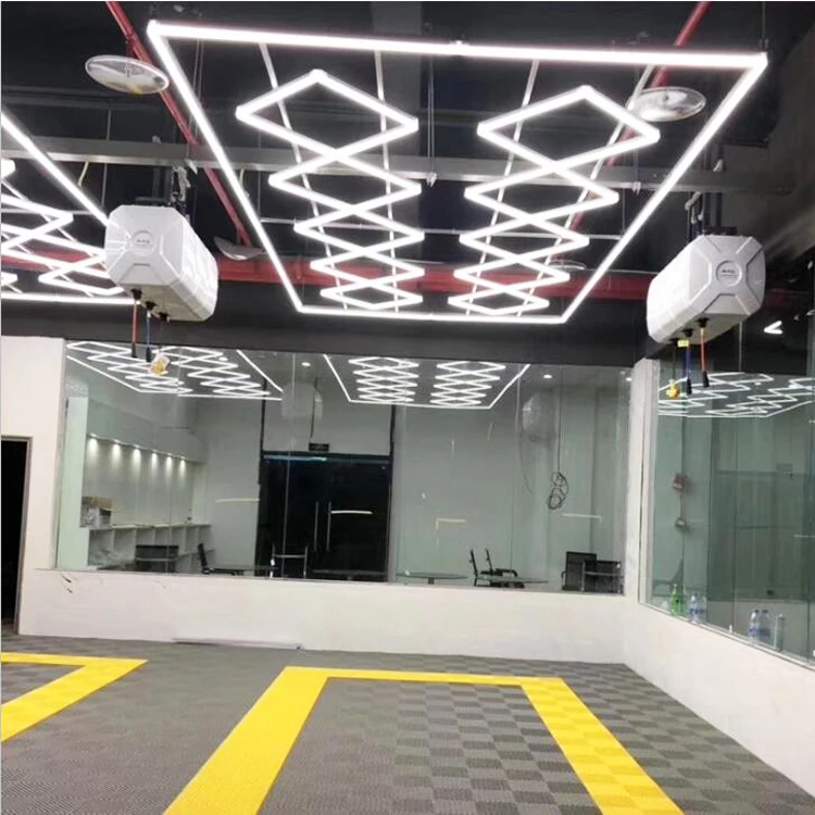 The Customized Led Hexagon Light Modern Ceiling Lights Car Workshop Light