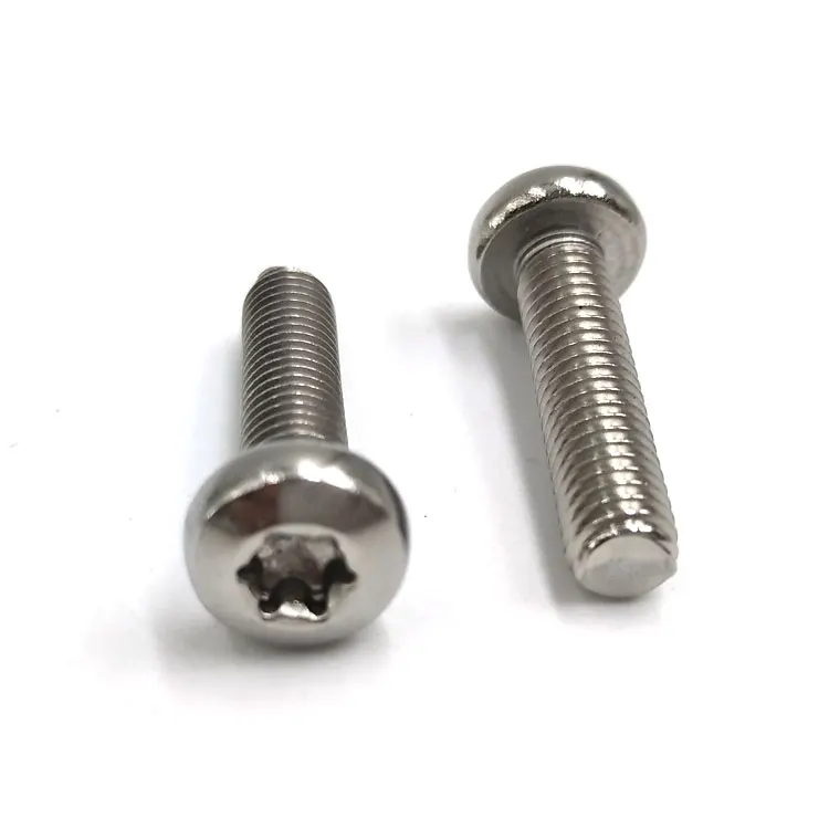 China Custom Precision flat head Screw Hex Torx Countersunk Head screw 304 Stainless Steel M2x3 Torx 5 Screw