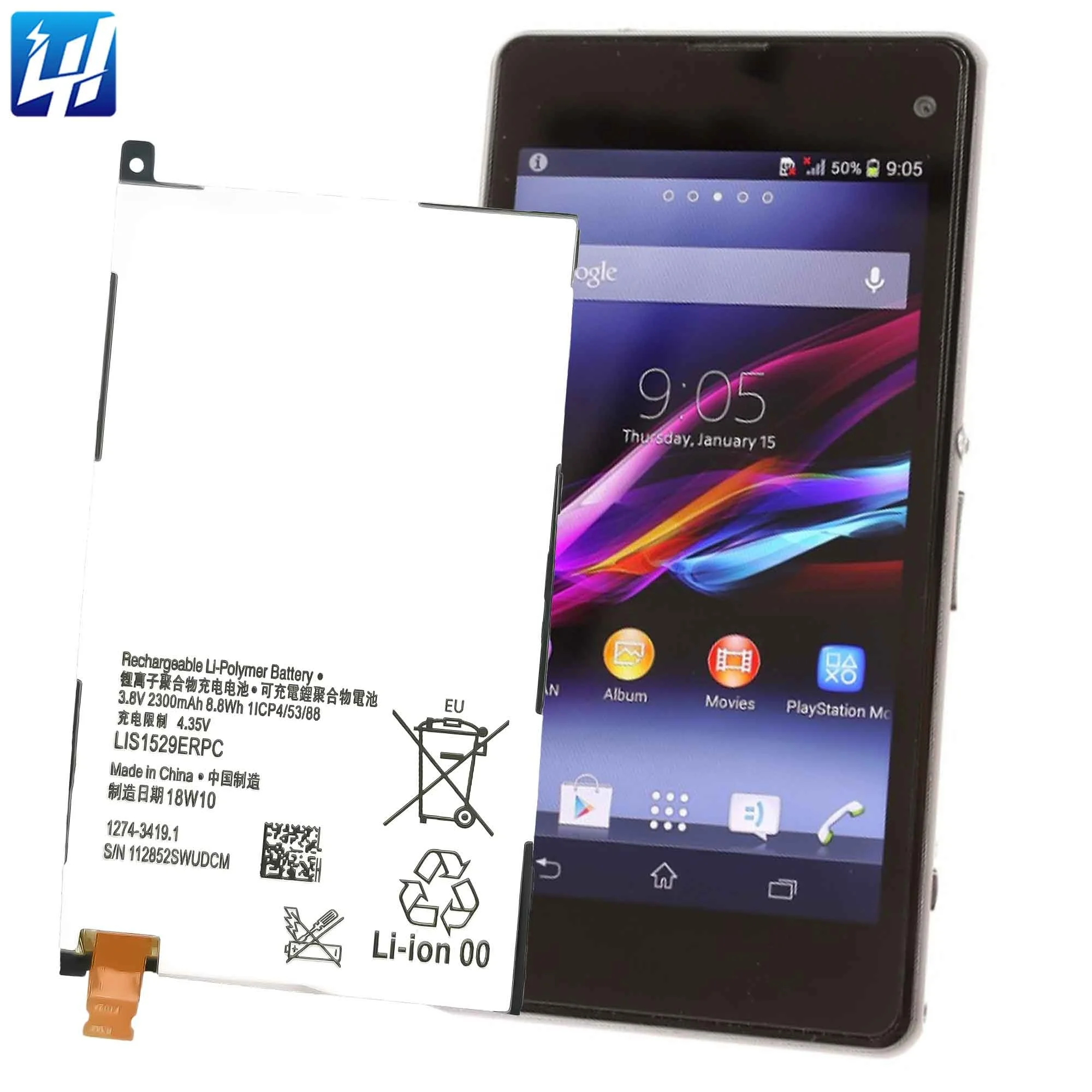 Batterie pour smartphone LIS1529ERPC Xperia Z1 Compact