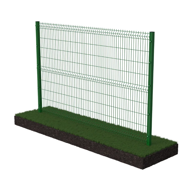 Welded Galvanized 3d Wire Mesh Fence Panel For Farm Welded Mesh Panel Green 3d Metal Fence 1573