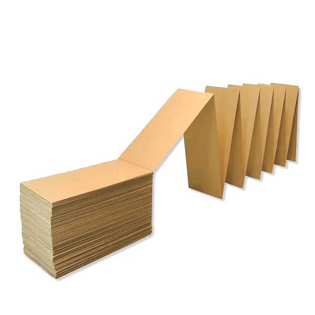 Folding Carton Corrugated Packaging Z Type Continuous Folding Carton Furniture Transport Endless Cardboard