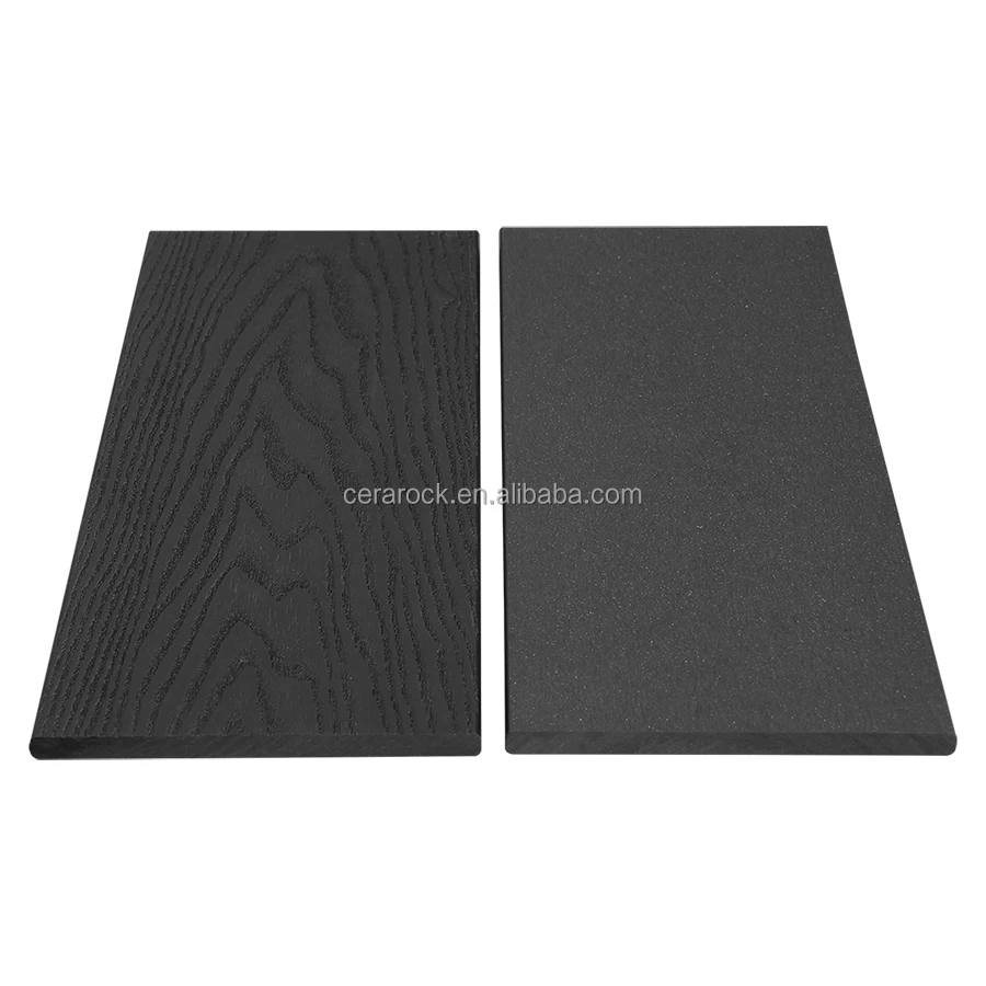 Embossing Wpc Fencing Board, Sanding Wpc Fascia Board 140*10mm, Solid Fascia Fencing Board