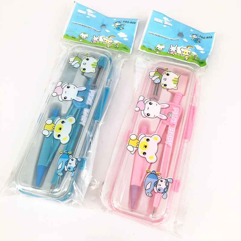 Студенческий компас канцелярские товары оптом пластиковая коробка 809 дешевое и хорошее качество