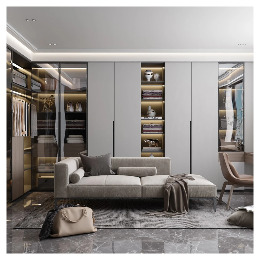 cheap ready made walk in closet wardrobe wardrobe sliding door system