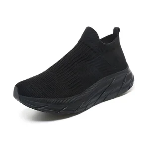 New Socks Shoes Cross-border Couples Casual Sneakers Men's Low-top Sock-covered Shoes Walking Style Shoes