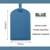 Etiqueta de equipaje azul 01
