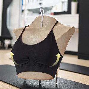 Seamless Breathable High Elasticity Shockproof Sports Yoga Bra for Women  Adjustable Thin Straps with Adjusted Pads Gymwear