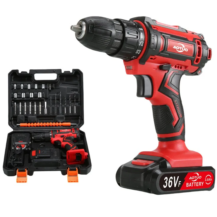 Impact Battery Operated Hand Drill 12V/18V/36V Rechargeable