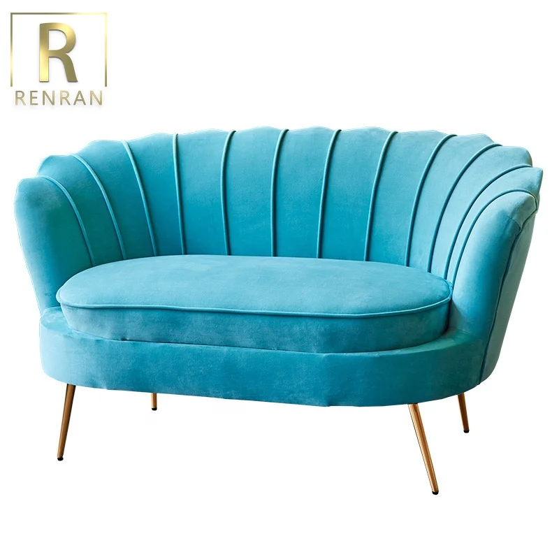 Luxury Velvet Restaurant Sofa Set - Modern Crushed Velvet Cafe