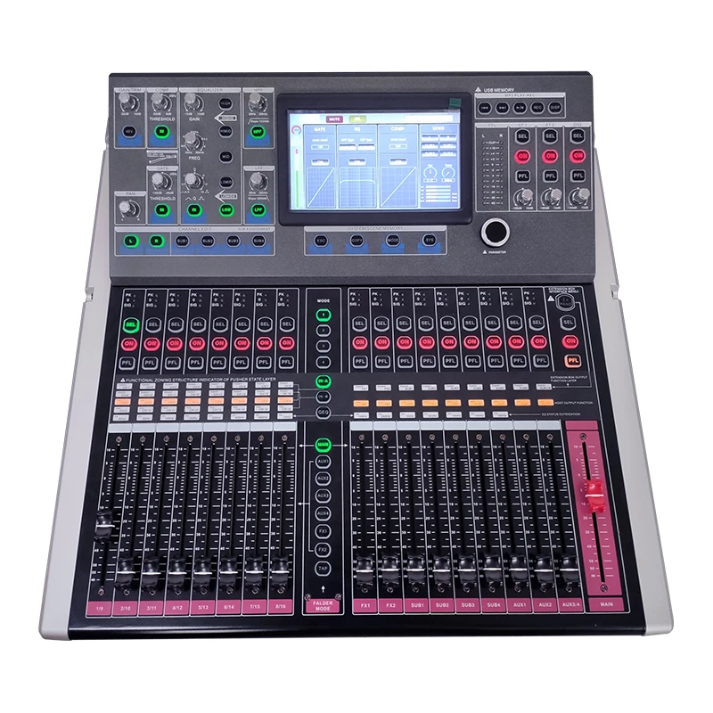Best Selling 16 20 32 Channel Dj Professional Audio Digital Mixer