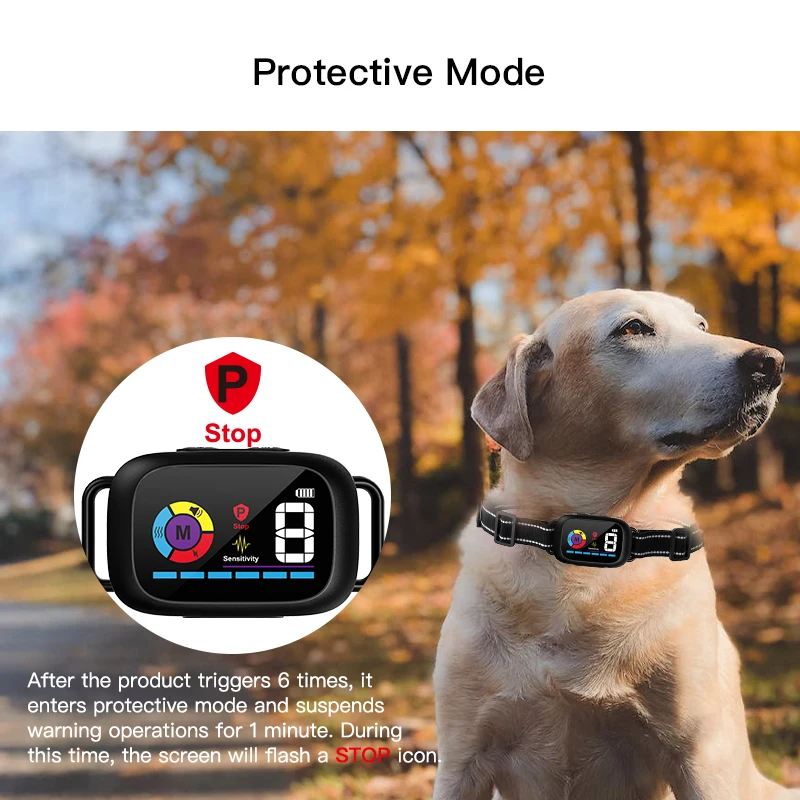 Smart Shock Anti Barking Training Collar Automatic Stop Barking Collar   H83a9b6e9427c46f3ab20717dcc91afbdL 