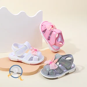 2026 Summer Unisex Baby Sandals & Slippers Anti-Slip TPR Outsole Breathable Outdoor Style for Toddler Girls Squeaky Sound Shoes
