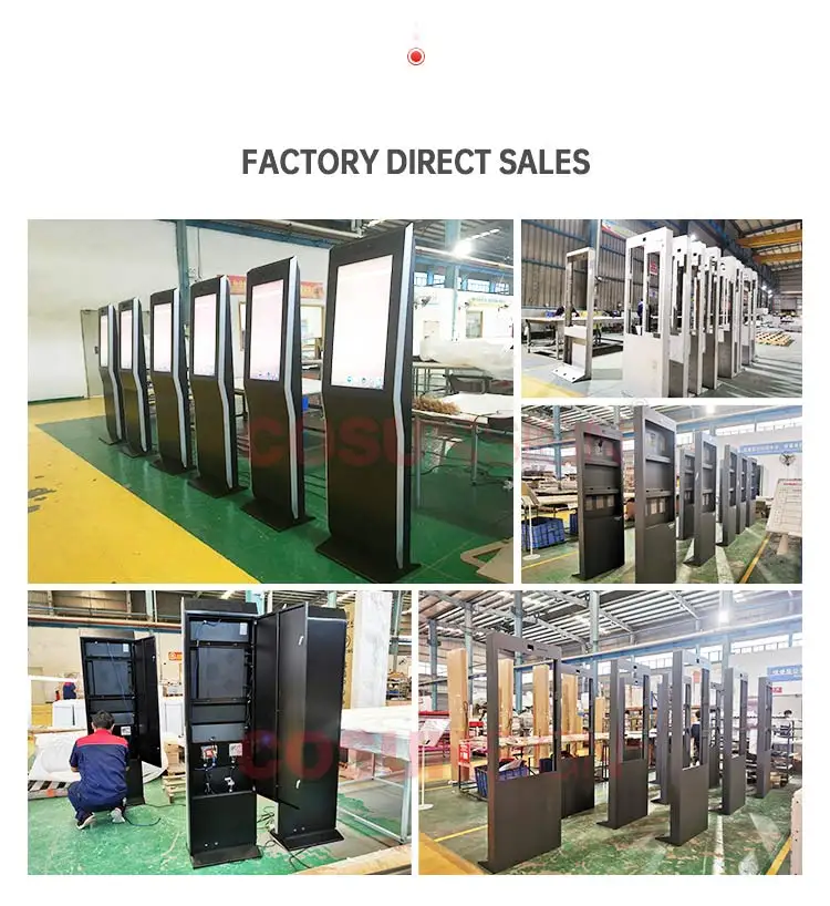 Cosun 55 Inch Double Side Vertical Android Windows Lcd Display Floor Stand Digital Signage Oem Touch Screen Advertising Kiosk