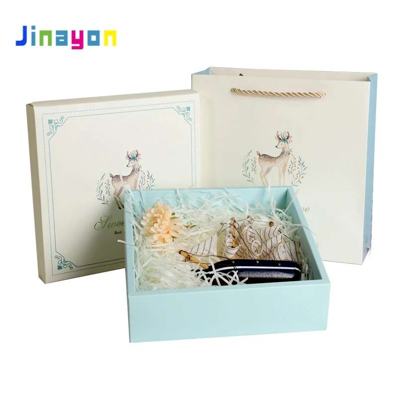 Jinayon Custom Packaging Gift Box With Logo Printing Recyclable High Quality Jewelry Paper Box Gift