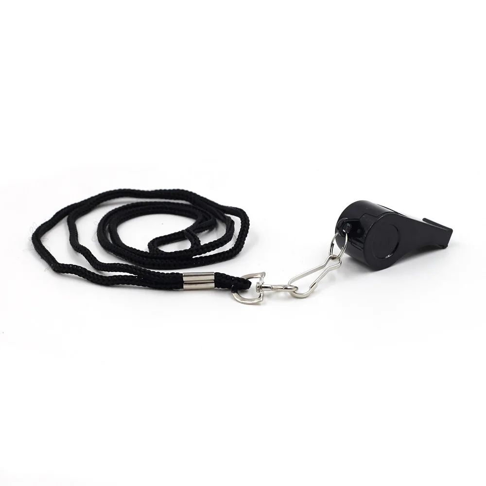 Lot De 6 Sifflets D'Arbitre Avec Cordon Cou - Son Clair Et Fort - Acier Inox - Pour Sport, École Et Dressage