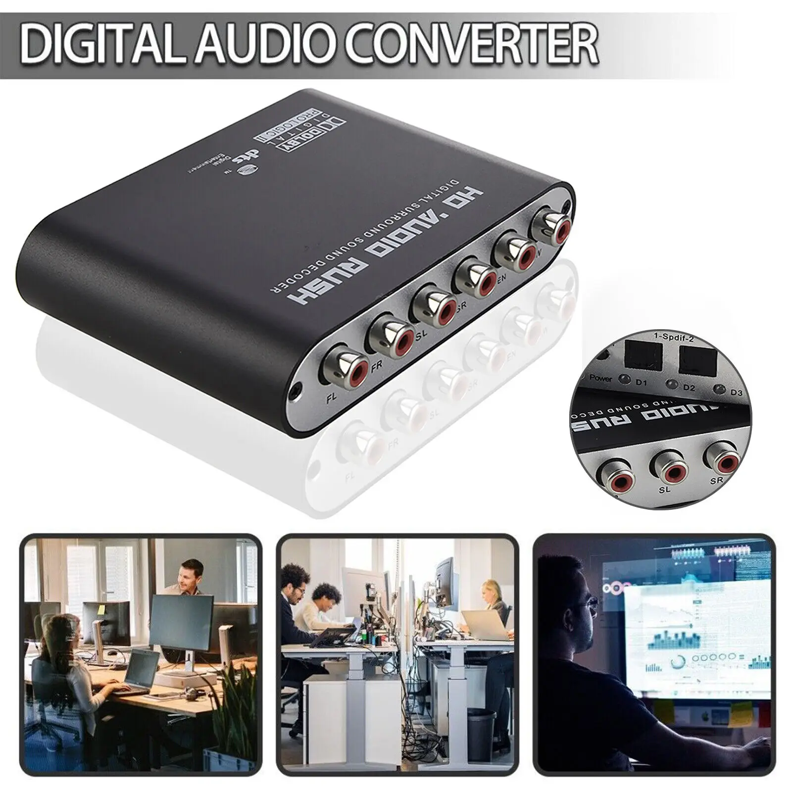 Wholesale Plug & Play 5.1CH AC3/DTS Digital Audio Decoder