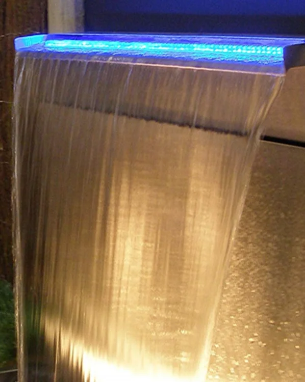 Stainless Steel Indoor Water Blade Swimming Pool Artificial Water