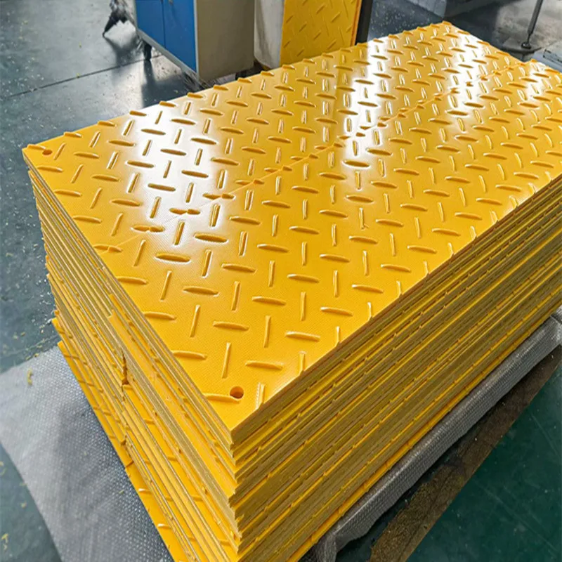 ZSPE Custom HDPE Temporary Ground Protection Construction Road Mat UHMWPE Plastic Sheet Panel Board for Drilling Rig Matting