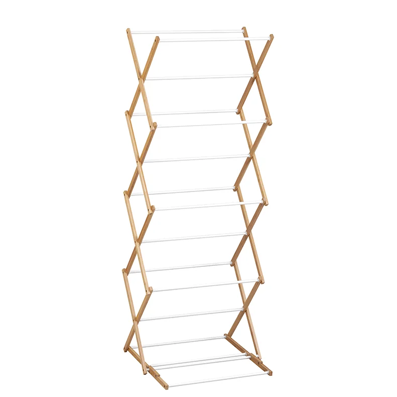 Factory Price Wooden Foldable Home Laundry Cloth Dryer Racks Folding ...