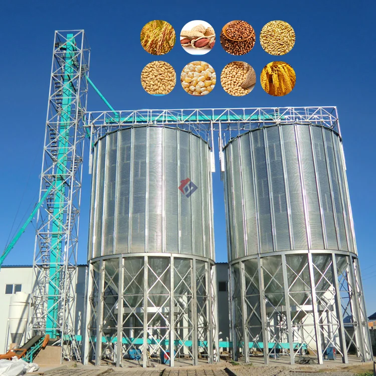 Зерновая кукурузная пшеничная кукурузная рисовая сушильная башня для хранения для фермерского завода