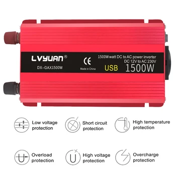 Lvyuan 1500W Modified Sine Wave Inverter 