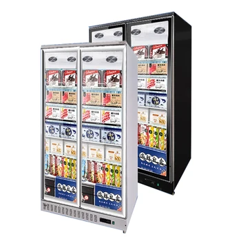 BODEGACOOLER Commercial 36.8 Cu.Ft Upright Merchandiser Refrigerator 2 Glass Door Beverage Cooler Soft LED Light Adjustable