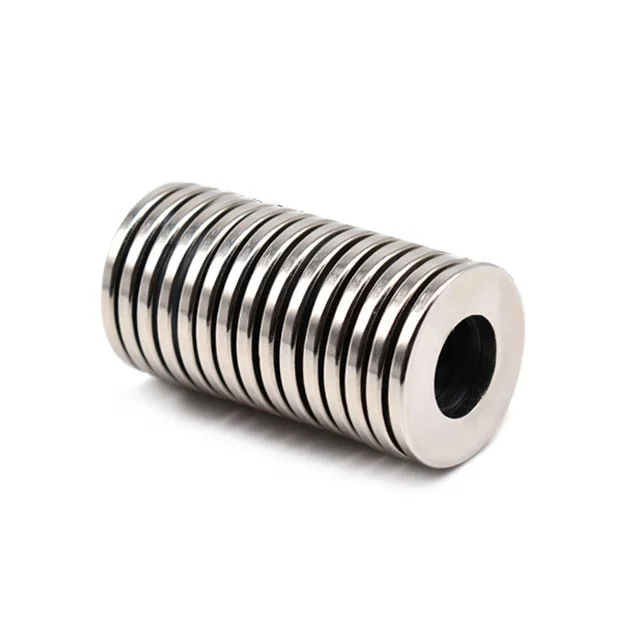 N35 Circular Rare Earth Neodymium Ring Magnets